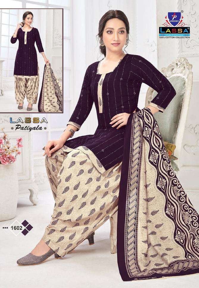 Ap Lassa Patiyala 16 Wholesale Printed Cotton Dress Material Catalog